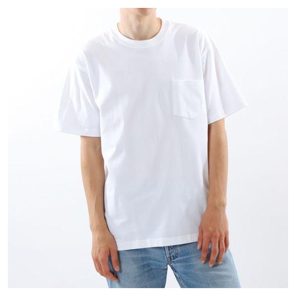 ヘインズ BEEFY-T ポケット付 Tシャツ 1枚入り メンズ ユニセックス 男女兼用 H5190-010 ホワイト 白 送料無料 Hanes ビーフィー
