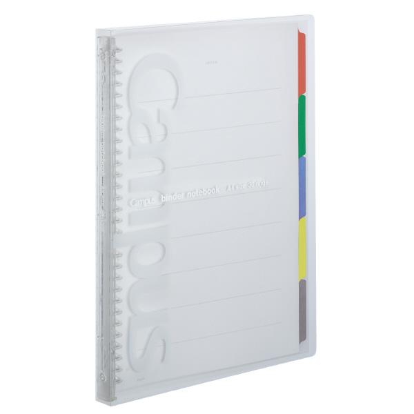 コクヨ スライドバインダー(スリム)PP表紙A4縦30穴透明 ル-P173NT【送料無料】