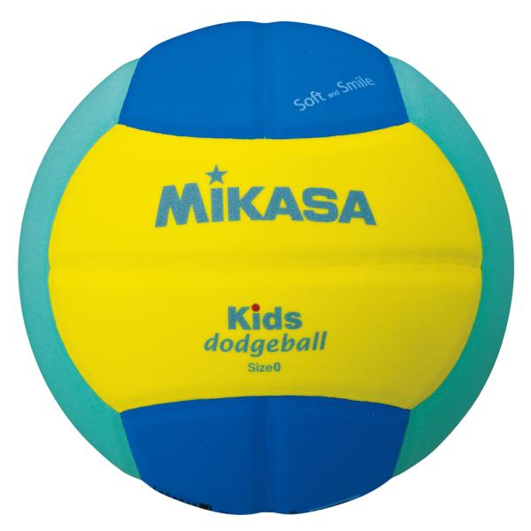 MIKASA SD00-YLG スマイルドッジ0号 EVA 約150g 青/黄/緑