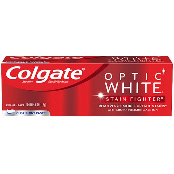 コルゲート Colgate オプティックホワイト ステインファイター クリーンミント ホワイトニング 歯磨き粉 オーラルケア 119g Colgate Tooth011 Clean Norm 通販 Yahoo ショッピング