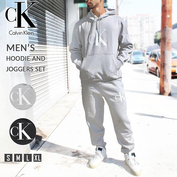 カルバン クライン Calvin Klein メンズ セットアップ ブランド 大きいサイズ スウェット パンツ 上下セット ロゴ ファッション 裏起毛 Calvin Set003 El Shaddai 通販 Yahoo ショッピング