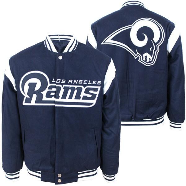 Nfl ロサンゼルス ラムズ Jh Design メンズ スタジャン リバーシブル スタジアムジャンパー アメフト アメリカンフットボール チーム アウター Nfl Jk024 El Shaddai 通販 Yahoo ショッピング