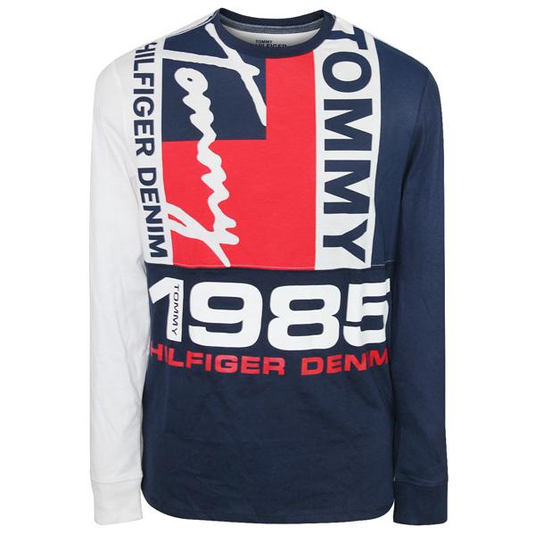 トミーヒルフィガー Tommy Hilfiger メンズ クルーネック ロングスリーブ Tシャツ ロンt ロゴ フラッグ 長袖 アメカジ ファッション トップス品番 78e7233 Tommy Tee039 El Shaddai 通販 Yahoo ショッピング