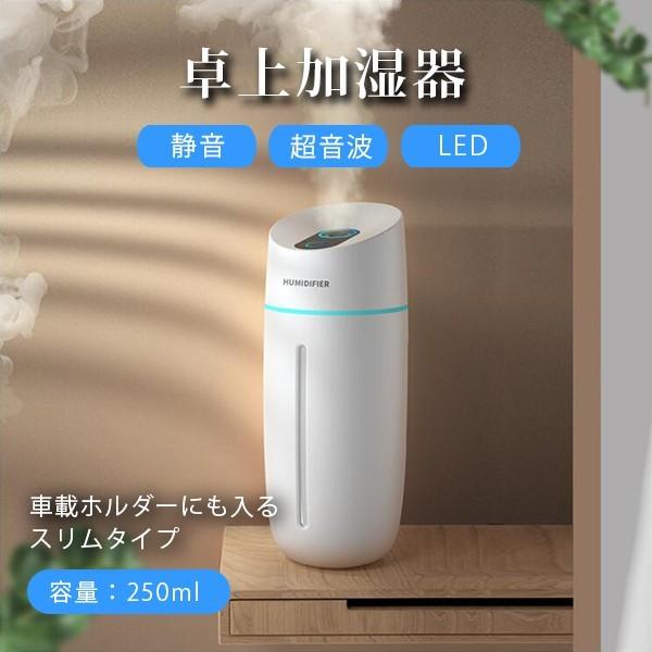 加湿器 卓上 ミニ 車載 車用 超音波式 Ledライト 空焚き防止 静音 オフィス 小型 Usb給電 Q1 Eluk Shop 通販 Yahoo ショッピング