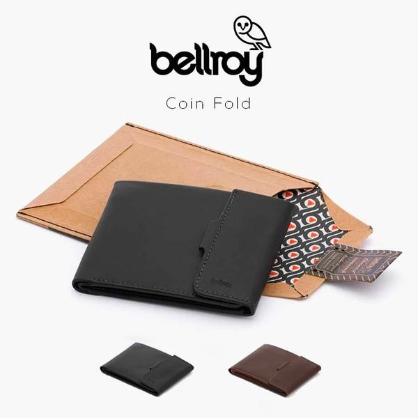 ベルロイ Bellroy 財布 コイン フォールド 二つ折り財布 薄型 レザー