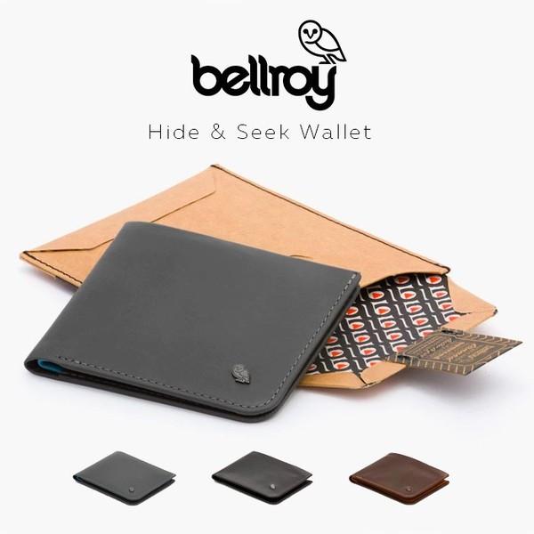 ベルロイ Bellroy 財布 ハイドアンドシーク 薄型 2つ折り財布 レザー