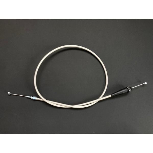 CBX400F メッシュアクセルワイヤー 戻し 15cmロング 日本製
