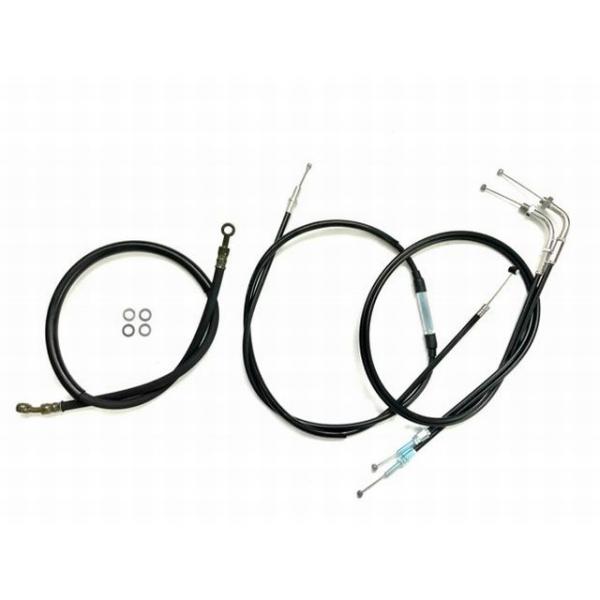 Z400FX E1〜E3 アップハンワイヤーセット 20cmロング Akit　