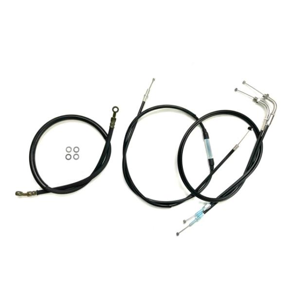 Z400FX E4 アップハンワイヤーセット 20cmロング Akit　
