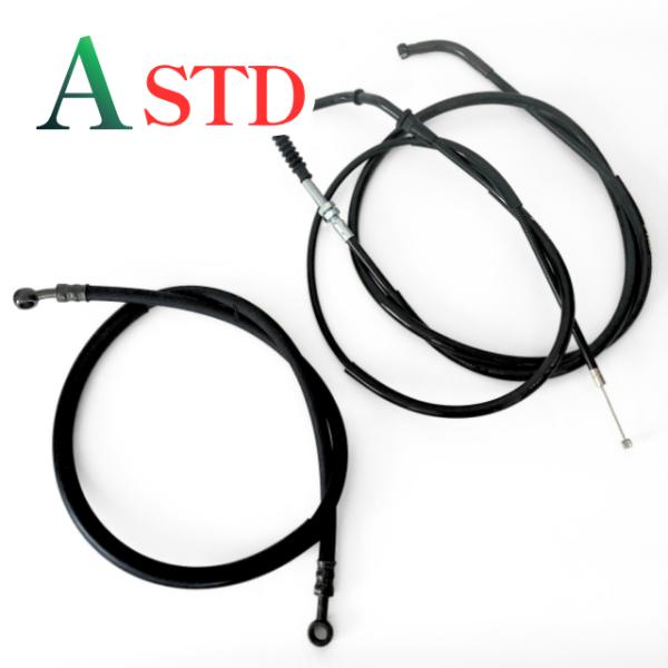 GPZ400F/F2 アップハンワイヤーセット STD 純正長 ノーマル長  Akit　