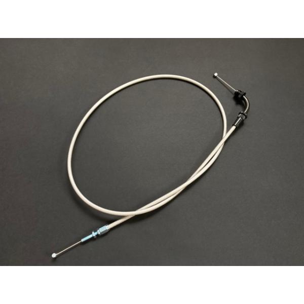 SUZUKI GSX250/400E アクセルワイヤーセット 30cmロング メッシュ [GSX250/400E] スズキ elwave_gsxz-0005-30
