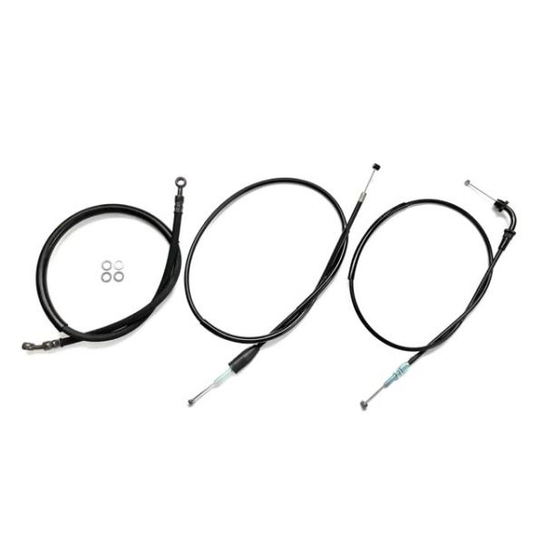 GSX250E GSX400E アップハンワイヤーセット Akit　10cmロング　　