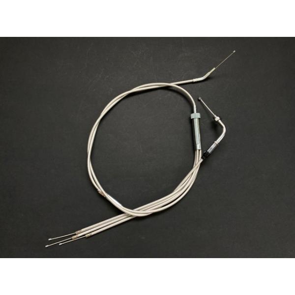 KH250 KH400 SS400 メッシュアクセルワイヤー 20cmロング 日本製　　