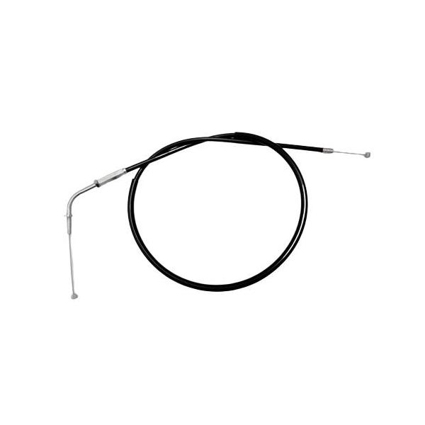 ■ブラックアクセルワイヤー【戻し側/1本】日本製■カワサキ　ZRX400【全年式共通】■ワイヤーの長さは純正長より『約30cmロング』になります※アウター長　アクセルワイヤー（戻し）約108cm　（多少の誤差はあります）※注意・・・この商品...
