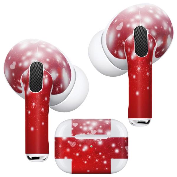 Air Pods Pro ��p �f�U�C���X�L���V�[�� �Ή� airpodspro �G�A�|�b�h�v�� apple �A�b�v�� �C���t�H�� �C���z��  �n�[�g�@�ԁ@�L���L�� 000256