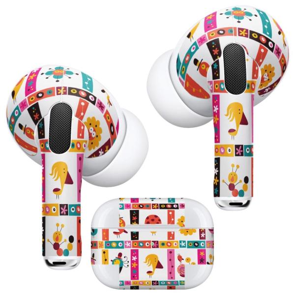 Air Pods Pro ��p �f�U�C���X�L���V�[�� �Ή� airpodspro �G�A�|�b�h�v�� apple �A�b�v�� �C���t�H�� �C���z��  �ԁ@�t�����[�@�J���t���@���@�͗l 008100