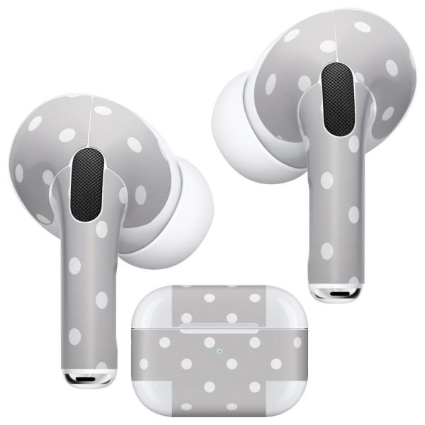 Air Pods Pro ��p �f�U�C���X�L���V�[�� �Ή� airpodspro �G�A�|�b�h�v�� apple �A�b�v�� �C���t�H�� �C���z��  �h�b�g�@���ʁ@�O���[ 012565