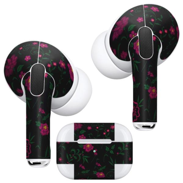 Air Pods Pro ��p �f�U�C���X�L���V�[�� �Ή� airpodspro �G�A�|�b�h�v�� apple �A�b�v�� �C���t�H�� �C���z��  �ԁ@�s���N�@flower 015886
