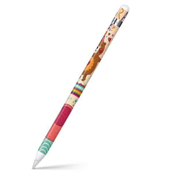 Apple Pencil ��p�X�L���V�[�� �A�b�v���y���V�� iPad Pro ApplePen �J�o�[ �t�B���� �X�e�b�J�[ �ی�  �����@�L�����N�^�[�@�J���t�� 002831
