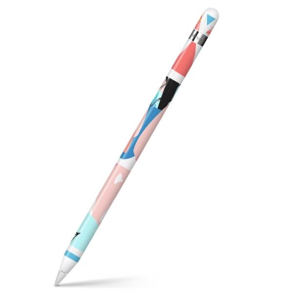 Apple Pencil ��p�X�L���V�[�� �A�b�v���y���V�� iPad Pro ApplePen �J�o�[ �t�B���� �X�e�b�J�[ �ی�  �͗l�@���j�[�N�@�J���t�� 014256