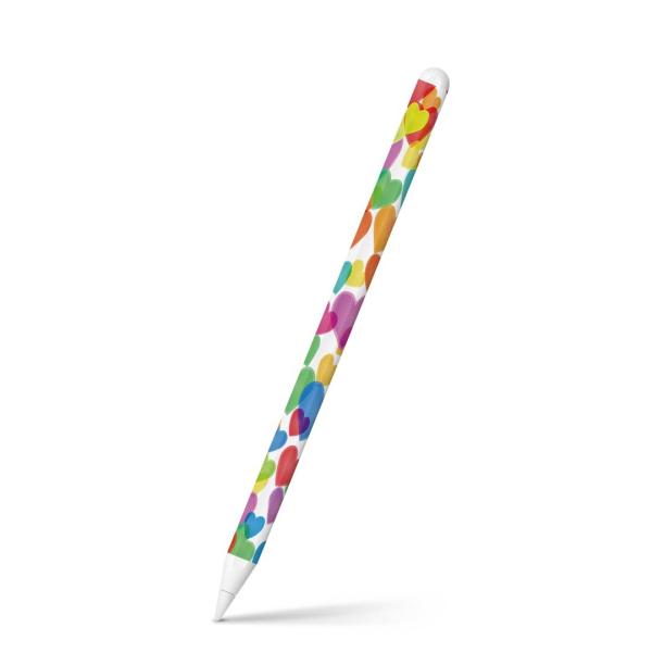Apple Pencil ��2���� ��p�X�L���V�[�� �A�b�v�� �A�b�v���y���V�� iPad Pro ApplePen �t�B���� �X�e�b�J�[  �n�[�g�@�J���t���@���C���{�[�@�͗l 008256