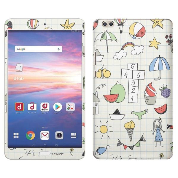 gsticker d-02K ��p dtab Compact d02k �Ή� docomo �h�R�� �S�ʃX�L���V�[�� �t�� �X�}�z�P�[�X �X�e�b�J�[