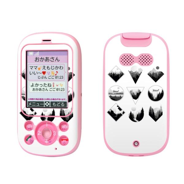 igsticker �L�b�Y�P�[�^�C F-03J ��p�X�L���V�[��  �R�@�X�@forest 016058