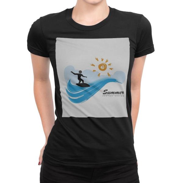 t�V���c ���f�B�[�X ���� �u���b�N �� �f�U�C�� S M L XL T�V���c �e�B�[�V���c T shirt  �T�[�t�B���@�C�@�C���X�g 003619