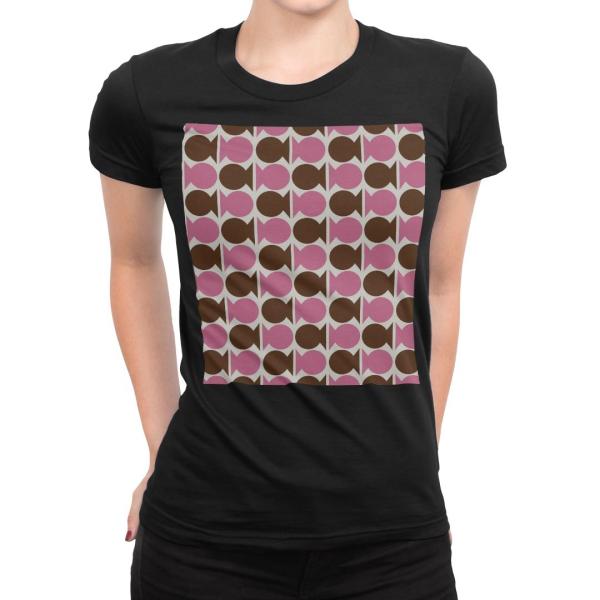 t�V���c ���f�B�[�X ���� �u���b�N �� �f�U�C�� S M L XL T�V���c �e�B�[�V���c T shirt  �s���N�@�͗l�@���F�@�u���E�� 008930