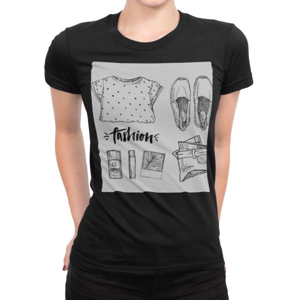 t�V���c ���f�B�[�X ���� �u���b�N �� �f�U�C�� S M L XL T�V���c �e�B�[�V���c T shirt  �t�@�b�V�����@�m���@������� 014255