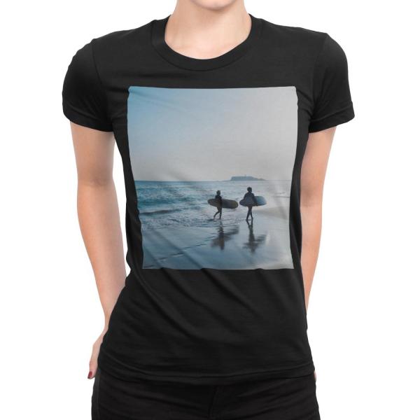 t�V���c ���f�B�[�X ���� �u���b�N �� �f�U�C�� S M L XL T�V���c �e�B�[�V���c T shirt  �C�@�C�݁@�T�[�t�B���@�i�F�@�� 014863