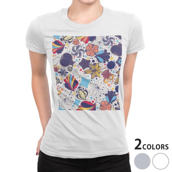 t�V���c ���f�B�[�X ���� �z���C�g �O���[ ���@�D�F �f�U�C�� S M L XL T�V���c �e�B�[�V���c T shirt �ԁ@�t�����[�@�͗l�@�@�u���[ 007630