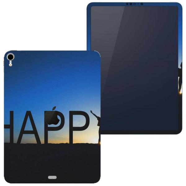 igsticker iPad Pro 11 inch �C���` �Ή� apple �A�b�v�� �A�C�p�b�h A1934 A1979 A1980 A2013 �X�L���V�[��  happy�@�p��@�V���G�b�g 012833