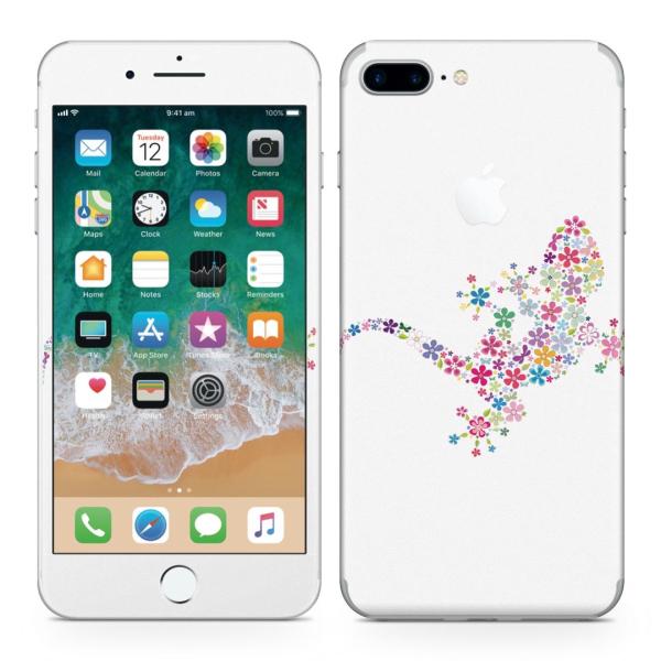 iPhone7 Plus �Ή� �A�C�t�H�� �S�ʃX�L���V�[�� �t�� �w�� ���� ���� �t�� �X�e�b�J�[ �X�}�z�J�o�[ �ی�V�[��  �ԁ@�t�����[�@�Ƃ����@�g�J�Q 007663