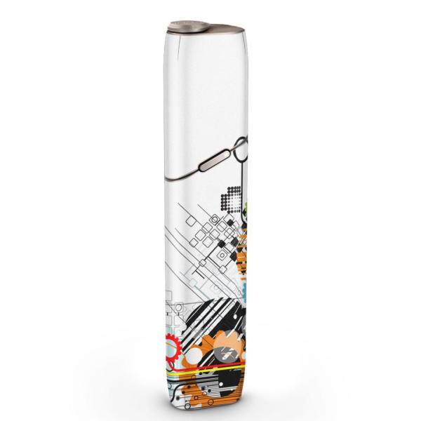 igsticker IQOS3 multi ��p �f�U�C���X�L���V�[�� �A�C�R�X �}���` �X�e�b�J�[ �d�q ���΂� �A�N�Z�T���[ ���ԁ@�J���t�� 006186