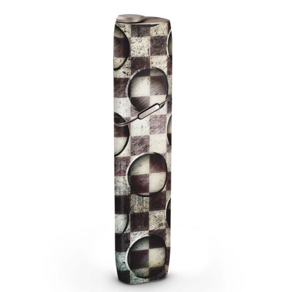 igsticker IQOS3 multi ��p �f�U�C���X�L���V�[�� �A�C�R�X �}���` �X�e�b�J�[ �d�q ���΂� �A�N�Z�T���[ �`�F�b�N�@�s���͗l�@���@�u���b�N 007771