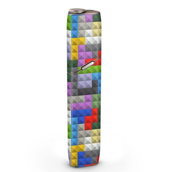 igsticker IQOS3 multi ��p �f�U�C���X�L���V�[�� �A�C�R�X �}���` �X�e�b�J�[ �d�q ���΂� �A�N�Z�T���[ �J���t���@�͗l�@���S�@�h�b�g 007797