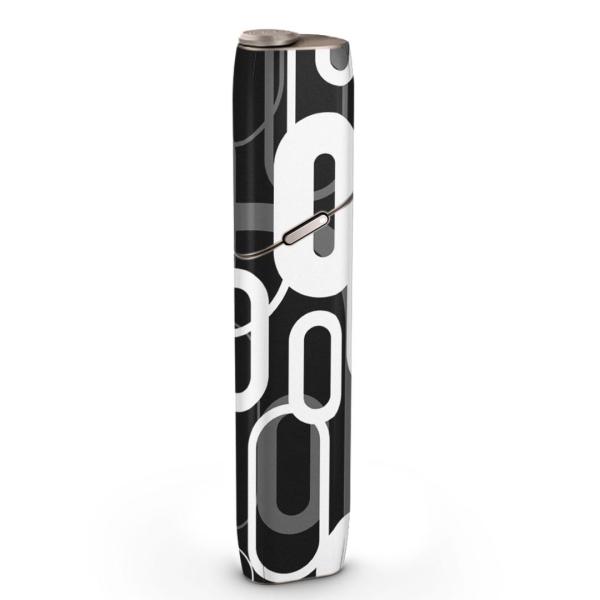 igsticker IQOS3 multi ��p �f�U�C���X�L���V�[�� �A�C�R�X �}���` �X�e�b�J�[ �d�q ���΂� �A�N�Z�T���[ �����@�͗l�@�u���b�N�@�� 007886