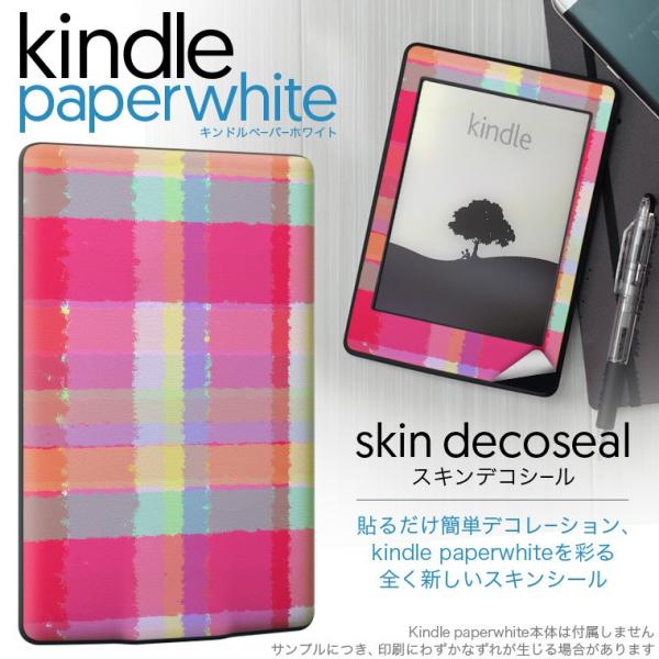 kindle paperwhite �L���h�� �y�[�p�[�z���C�g �^�u���b�g �d�q���� ��p�X�L���V�[�� ���\2���Z�b�g �f�R �`�F�b�N�@�͗l�@�s���N