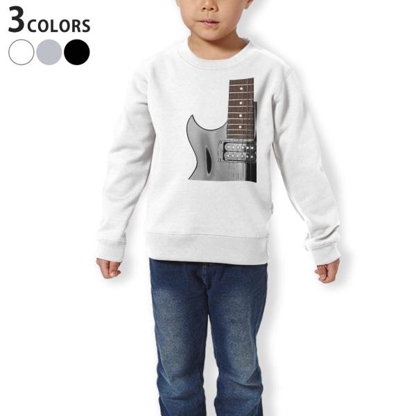 �g���[�i�[ �L�b�Y �q�� ���� �z���C�g �O���[ �u���b�N �f�U�C�� 110 130 150 sweatshirt�@  �M�^�[�@�x�[�X�@���y 000236