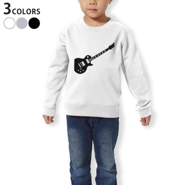 �g���[�i�[ �L�b�Y �q�� ���� �z���C�g �O���[ �u���b�N �f�U�C�� 110 130 150 sweatshirt�@  �M�^�[�@���y�@�� 010278