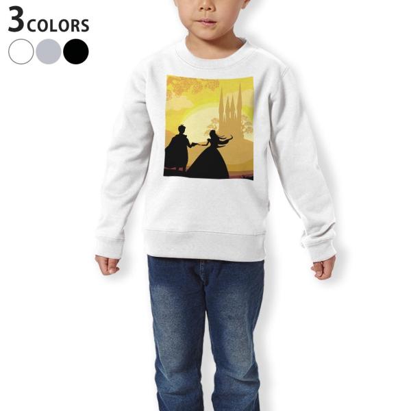 �g���[�i�[ �L�b�Y �q�� ���� �z���C�g �O���[ �u���b�N �f�U�C�� 110 130 150 sweatshirt�@  ����@�v�����Z�X�@�J�b�v�� 011298