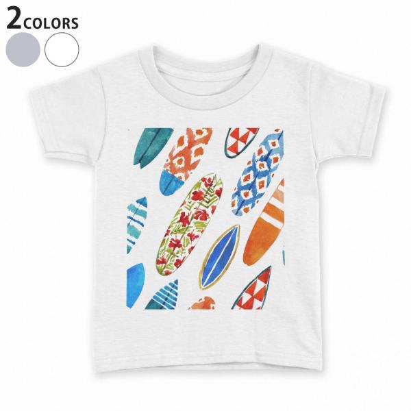 t�V���c �L�b�Y ���� ���n �D�F �z���C�g �O���[ �f�U�C�� 110 120 130 140 150 T�V���c �e�B�[�V���c T shirt  �T�[�t�B���@�{�[�h�@�͗l 014332