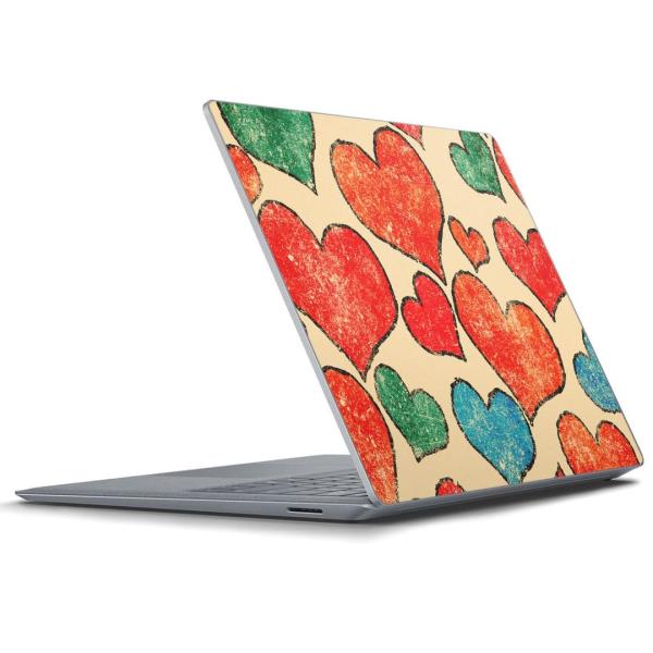 Surface Laptop ���b�v�g�b�v��p�X�L���V�[�� Microsoft �T�[�t�F�X �T�[�t�B�X �m�[�g�p�\�R�� �J�o�[  �ԁ@���b�h�@�n�[�g�@�͗l�@���g�� 007995