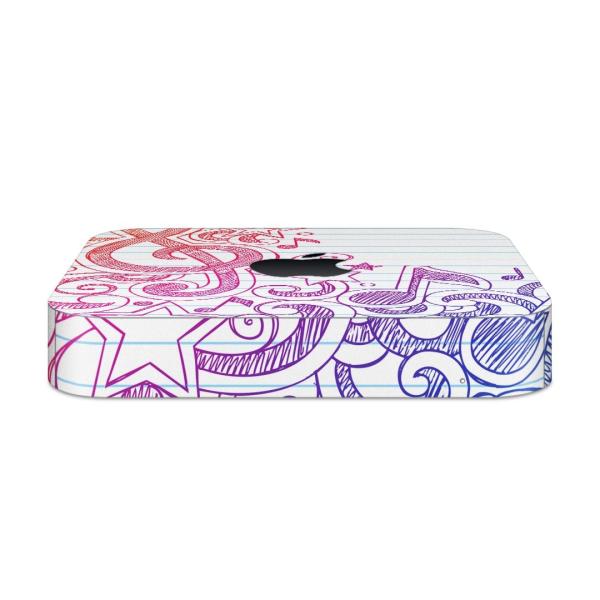 igsticker Mac mini 2018 ��p �}�b�N�~�j �f�U�C���X�L���V�[�� �t�� �X�e�b�J�[ �A�N�Z�T���[ �ی�V�[��  �͗l�@���y�@�J���t�� 002515