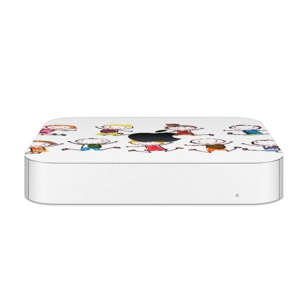 igsticker Mac mini 2018 ��p �}�b�N�~�j �f�U�C���X�L���V�[�� �t�� �X�e�b�J�[ �A�N�Z�T���[ �ی�V�[��  �C���X�g�@�l���@�J���t�� 002608