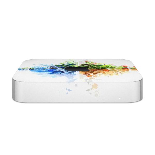 igsticker Mac mini 2018 ��p �}�b�N�~�j �f�U�C���X�L���V�[�� �t�� �X�e�b�J�[ �A�N�Z�T���[ �ی�V�[��  �ԁ@�t�����[�@�J���t�� 002636