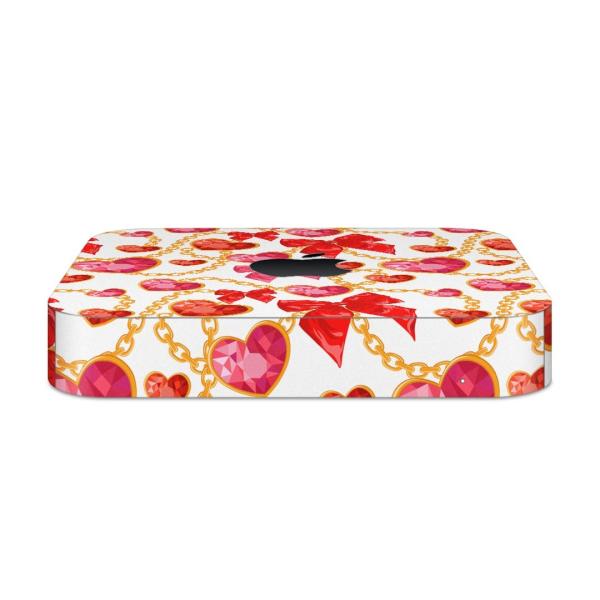 igsticker Mac mini 2018 ��p �}�b�N�~�j �f�U�C���X�L���V�[�� �t�� �X�e�b�J�[ �A�N�Z�T���[ �ی�V�[��  �n�[�g�@���{���@�͗l 003521