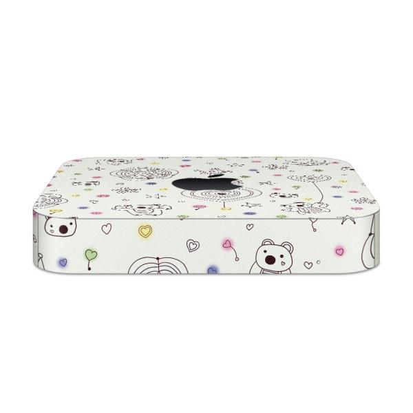 igsticker Mac mini 2018 ��p �}�b�N�~�j �f�U�C���X�L���V�[�� �t�� �X�e�b�J�[ �A�N�Z�T���[ �ی�V�[��  �����@�L�����N�^�[�@�J���t�� 003608