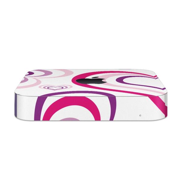 igsticker Mac mini 2018 ��p �}�b�N�~�j �f�U�C���X�L���V�[�� �t�� �X�e�b�J�[ �A�N�Z�T���[ �ی�V�[��  �n�[�g�@�͗l�@�s���N 004348